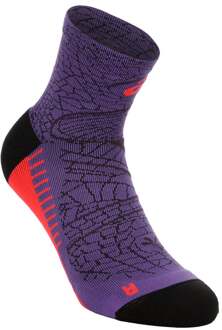 ASICS Performance Run Quarter Hardloopsokken Unisex-paars - 39-42,47-49