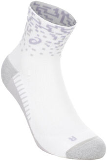 ASICS Performance Run Quarter Hardloopsokken Unisex-wit, paars - 43-46