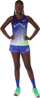 ASICS Race Singlet Legging Set Dames blauw