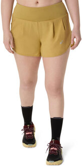 ASICS Road 3.5'' Short Dames geel