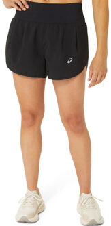 ASICS Road 3.5'' Short Dames zwart - L