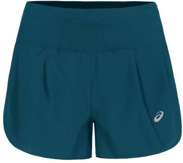 ASICS Road 3.5in Hardloopshorts Dames-petrolblauw - S