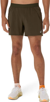 ASICS Road 5'' Short Heren rood - XL