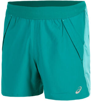 ASICS Road 5in Hardloopshorts Heren-Turkoois - XXL