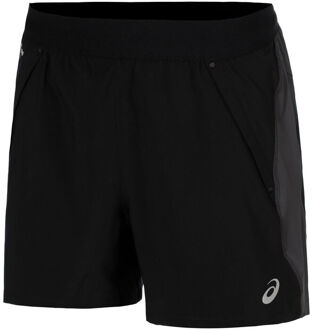 ASICS Road 5in Hardloopshorts Heren-zwart, donkergrijs - L