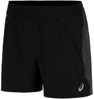 ASICS Road 5in Hardloopshorts Heren-Zwart,Donkergrijs - S,M,L,XL,XXL