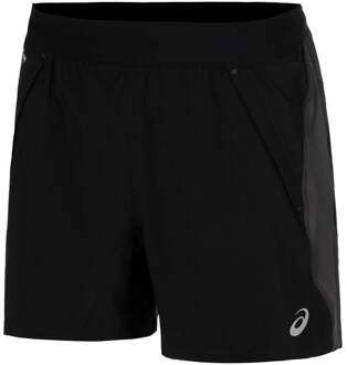 ASICS Road 5in Hardloopshorts Heren-zwart, donkergrijs - S