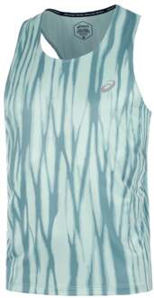 ASICS Road AOP Hardloopshirt Heren salie - XL