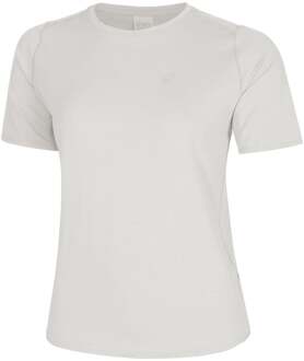 ASICS Road Hardloopshirt Dames-Crème - XS