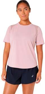 ASICS Road Hardloopshirt Dames-roze - S