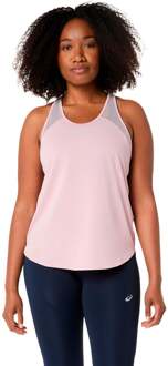 ASICS Road Hardloopshirt Dames-roze - XS