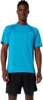 ASICS Road Hardloopshirt Heren-blauw - XXL