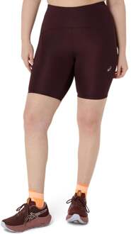 ASICS Road High Waist 8in Sprinter Hardlooplegging Dames-Donkerrood - XS,S,M,L