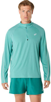 ASICS Road Lite-Show 1/2 Zip Hardloopshirt Heren-Turkoois