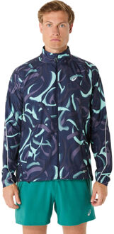 ASICS Road Lite-Show Hardloopjas Heren-Donkerblauw,Veelkleurig - M