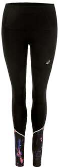 ASICS Road Lite Show Hardlooplegging Dames-Zwart,Veelkleurig - XS