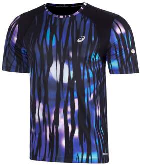 ASICS Road Lite-Show Hardloopshirt Heren-Donkerblauw - S