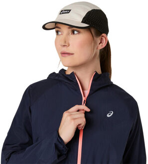 ASICS road packable jacket jack running dames - - maat M Blauw