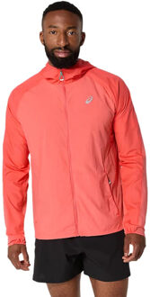 ASICS Road packable jacket Rood - M