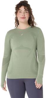 ASICS Road Seamless Hardloopshirt Dames-grijs, blauw - S,M,L,XL