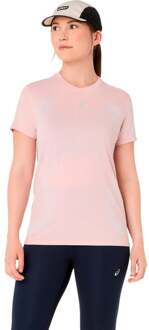 ASICS Road Seamless Hardloopshirt Dames-roze, pink - XL