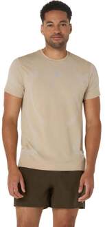 ASICS Road Seamless Hardloopshirt Heren-beige - L