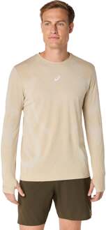 ASICS Road Seamless Hardloopshirt Heren-beige - S,M,L,XL