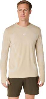 ASICS Road Seamless Hardloopshirt Heren-beige - XL