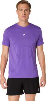 ASICS Road Seamless Hardloopshirt Heren-paars lila - S,M,L,XL,XXL