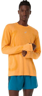 ASICS Road Seamless Longsleeve Heren oranje - XL