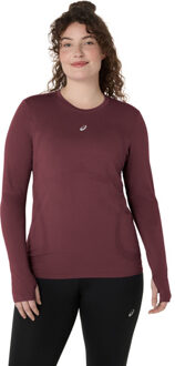 ASICS Road Seamless Longsleeve T-Shirt Dames bordeaux - XS