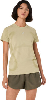 ASICS Road Seamless T-Shirt Dames groen - M