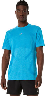 ASICS Road Seamless T-Shirt Heren blauw