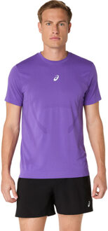 ASICS Road Seamless T-Shirt Heren paars