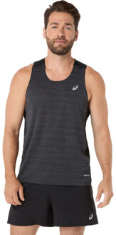 ASICS Road Singlet Heren zwart - M