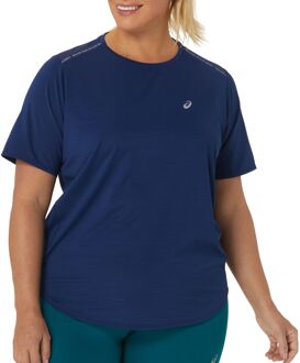 ASICS Road SS Shirt Dames donkerblauw - XL