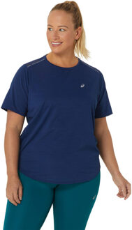 ASICS Road SS Shirt Dames donkerblauw