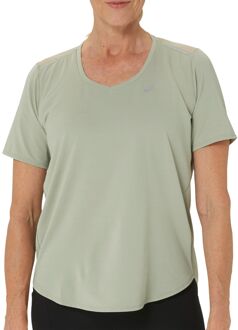 ASICS Road SS V-neck Shirt Dames lichtgroen - M