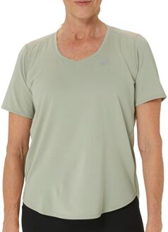 ASICS Road SS V-neck Shirt Dames lichtgroen - XL