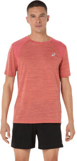 ASICS Road T-Shirt Heren roze - L