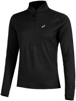 ASICS Road Winter 1/2 Zip Mid Layer Hardloopshirt Dames-Zwart - XL
