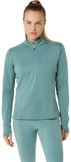 ASICS Road Winter Half-Zip Longsleeve Dames lichtgroen - XL