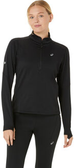 ASICS Road Winter Half-Zip Longsleeve Dames zwart - XS