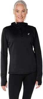 ASICS Road Winter Hardloopshirt Dames-Zwart - S