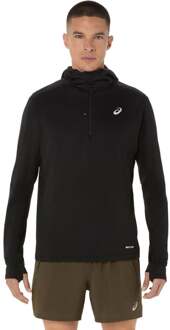 ASICS Road Winter Hardloopshirt Heren-Zwart - L