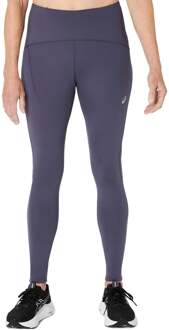 ASICS Road Winter High Waist Hardlooplegging Dames-Blaugrau blauwgrijs - XS,S,M,L,XL