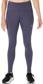ASICS Road Winter High Waist Hardlooplegging Dames-Blaugrau - M