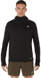 ASICS Road Winter Longsleeve Hoodie Heren zwart/zwart
