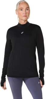 ASICS Road Winter Seamless Hardloopshirt Dames-zwart - M