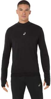 ASICS Road Winter Seamless Hardloopshirt Heren-zwart - L